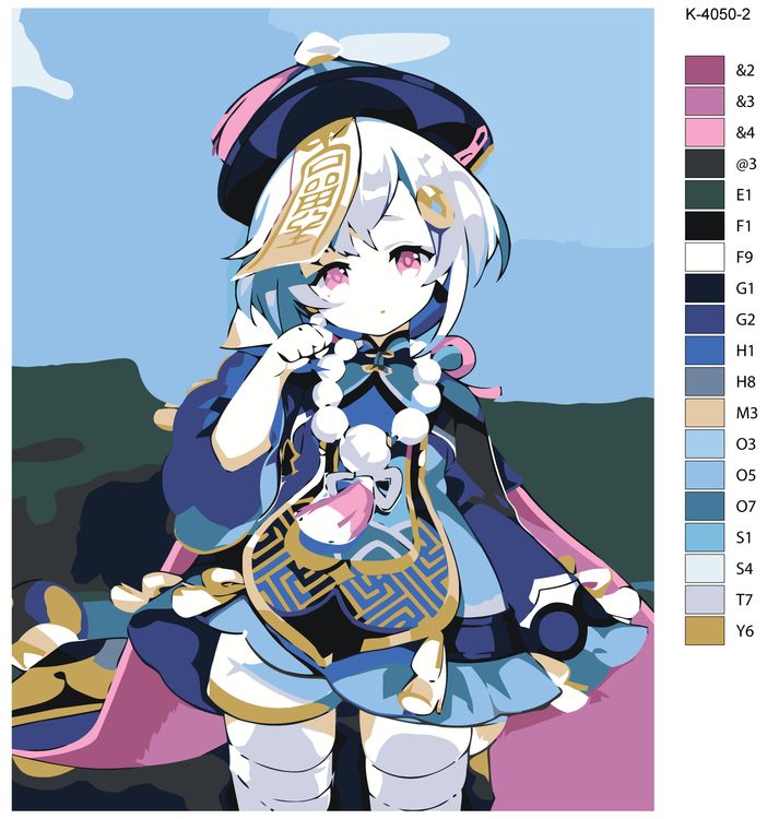 Картина по номерам «Ци Ци» — картинка 2