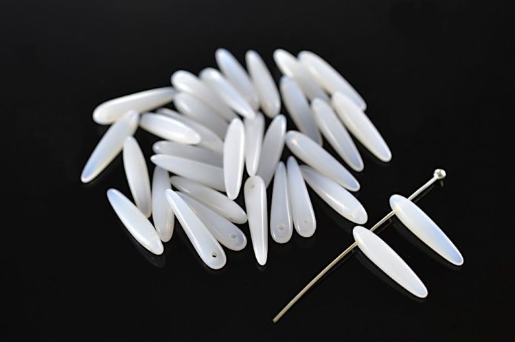 Бусины Preciosa (Чехия) THORN 1 111-01340-00, 10 г, цвет: 2010 белый — картинка 2