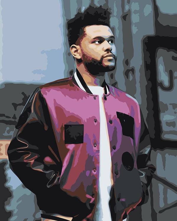 Картина по номерам «Музыкант The Weeknd Викенд»