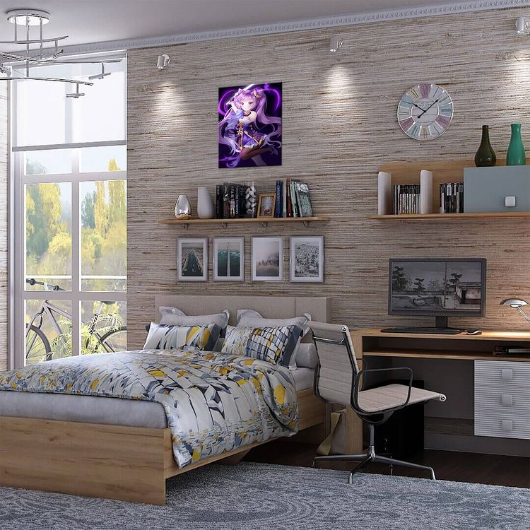 Картина по номерам «Геншин. Кэ Цин» — картинка 4