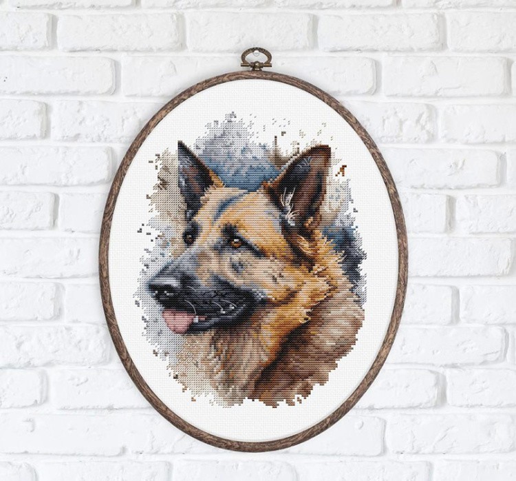 Набор для вышивания «Немецкая овчарка» — картинка 8