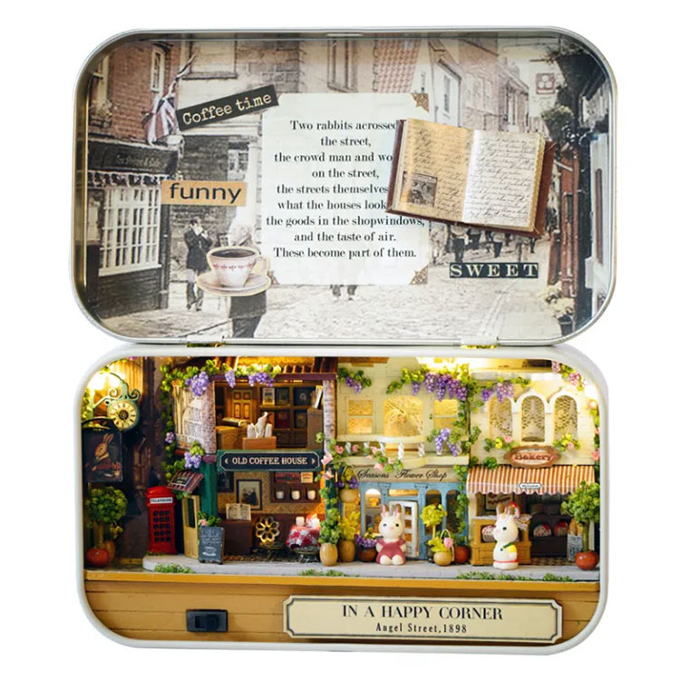 Сборная модель Румбокс. Домик в шкатулке «Уголок счастья» — картинка 2