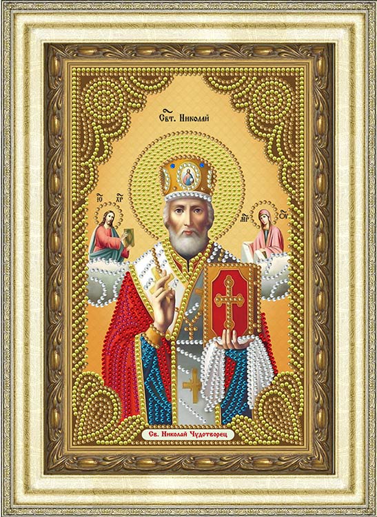 Алмазная вышивка «Святой Николай Чудотворец» — картинка 2