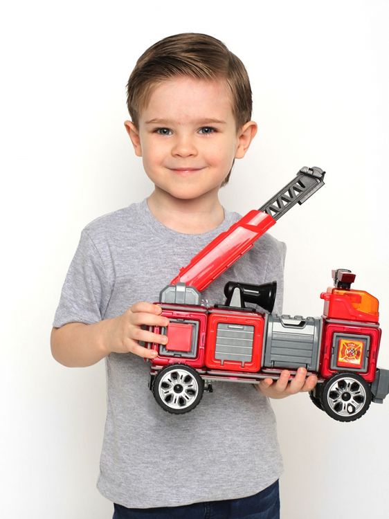 Магнитный конструктор «Пожарная станция», Магникон — картинка 2