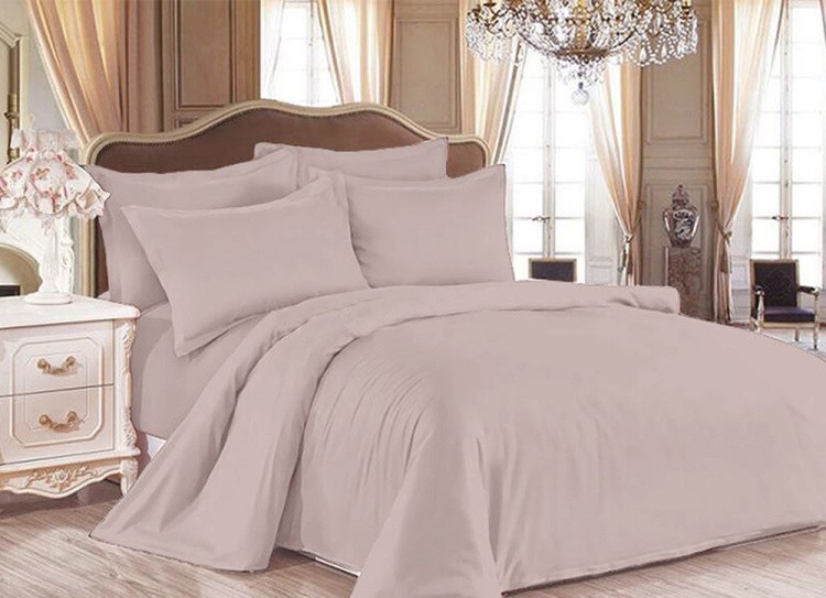 Ткань сатин гл/крашеный, 5 м, ширина 220 см, 120 г/м², 100% хлопок, цвет: пепельная роза, TBY — картинка 2