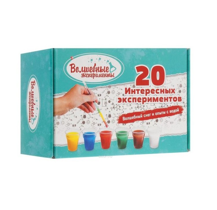Большой набор «Волшебный снег и 20 опытов с водой» — картинка 5