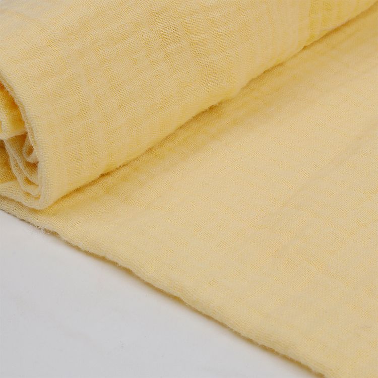 Ткань Муслин, 1 м х 130 см, 125 г/м², цвет: желтый, TBY — картинка 4