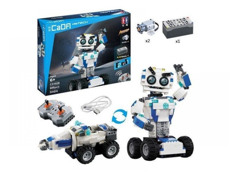 Радиоуправляемый конструктор CaDA Technic Робот DADA, 606 деталей — картинка 4