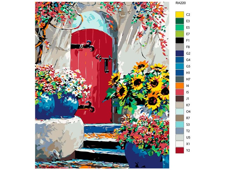 Картина по номерам «Цветение» — картинка 2