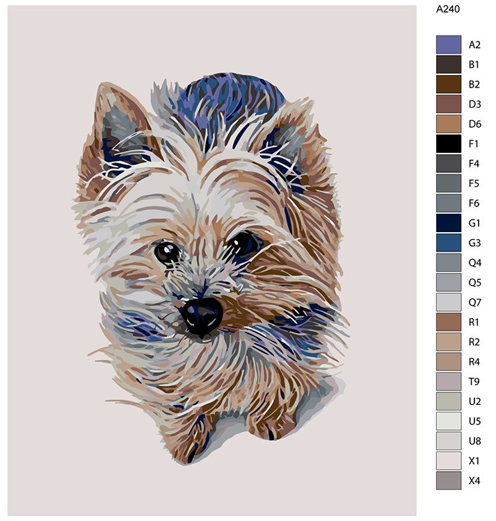 Картина по номерам «Фидель» — картинка 2