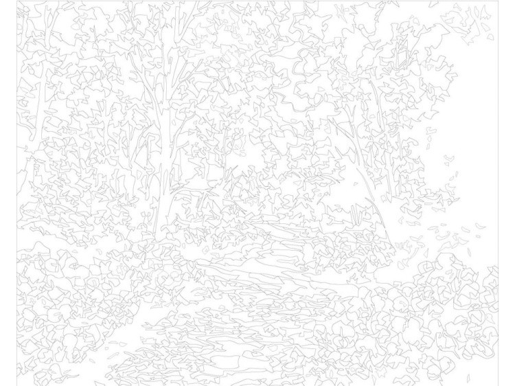 Картина по номерам «Осенний парк» — картинка 3