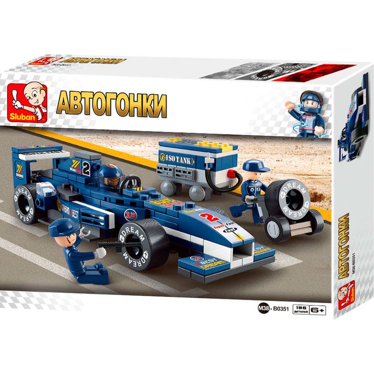 Конструктор «Формула 1. Мини гонщик», 196 деталей — картинка 2