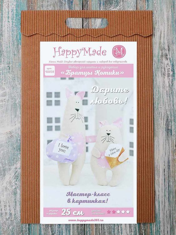 Набор для шитья «Братцы котики» — картинка 3