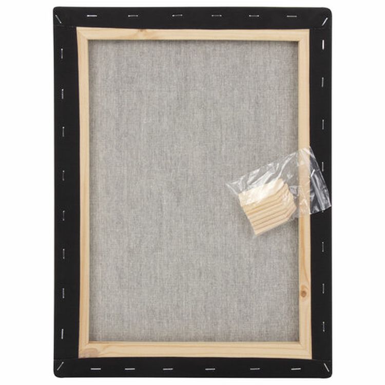 Холст на подрамнике черный BRAUBERG ART CLASSIC, 30х40 см, 380г/м, хлопок, мелкое зерно — картинка 4