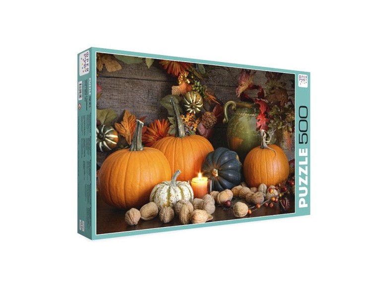 Пазлы «Натюрморт с тыквами» — картинка 2