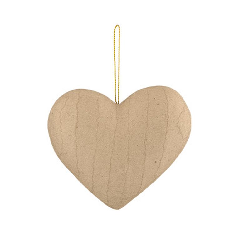 Заготовка для декорирования Love2art «Сердце», папье-маше, 10 см