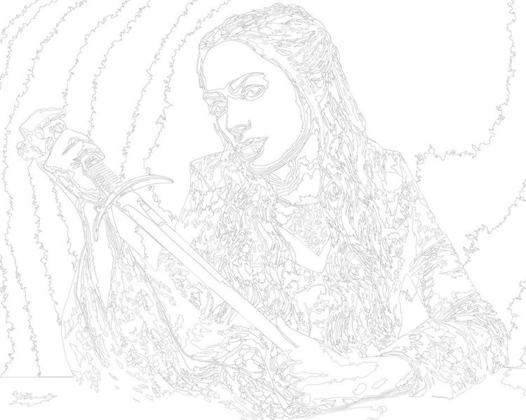 Картина по номерам «Игра престолов: Серсея Ланнистер 2» — картинка 3