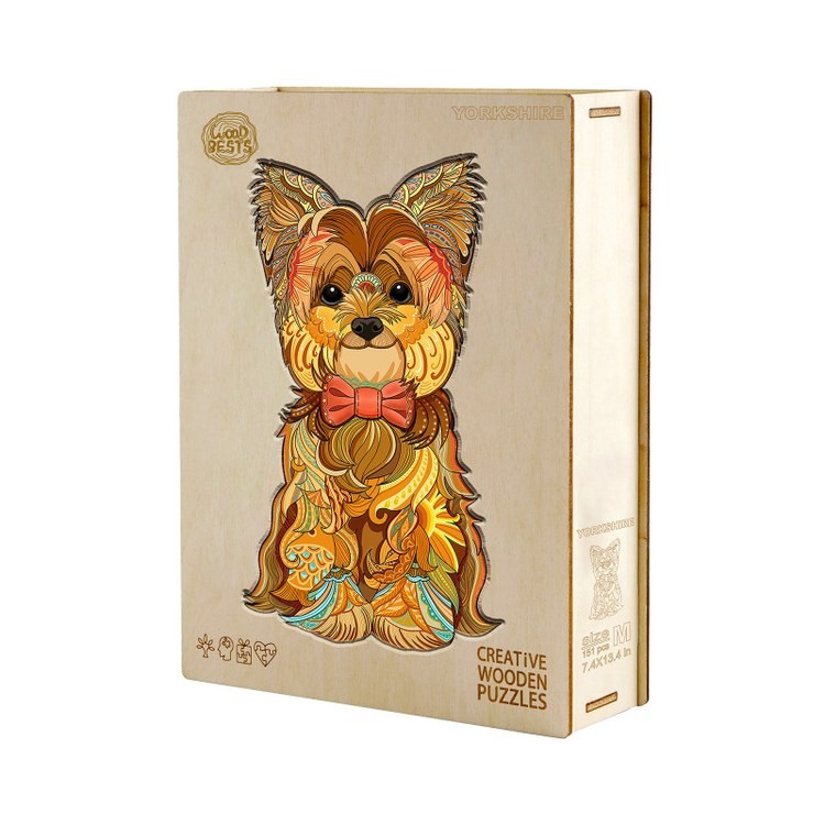 Деревянные пазлы «Йоркширский Терьер L», Woodbests — картинка 5