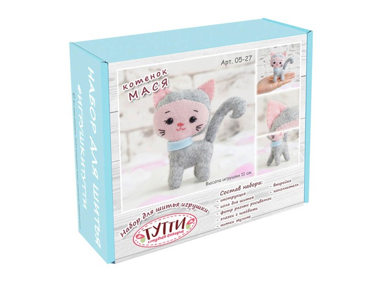 Набор для шитья игрушки «Котенок Мася» — картинка 3
