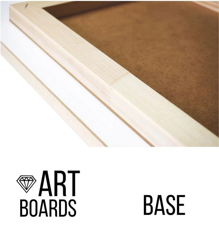 ART Board Base, прямоугольный с рамкой из массива, 55x75 см, 1 шт. — картинка 3