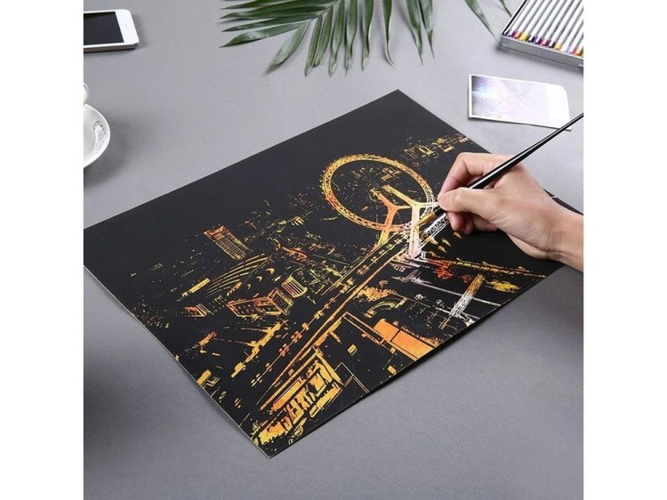 Скретч-картина «Тяньцзинь» — картинка 3