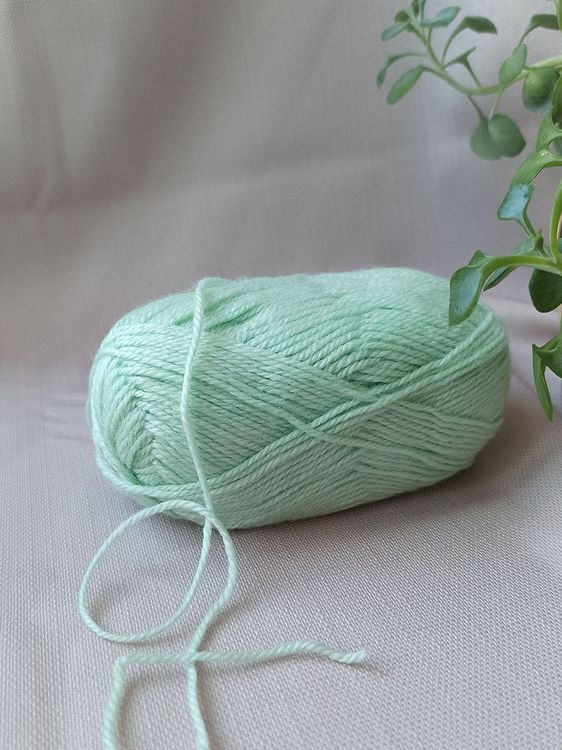 Пряжа Камтекс Бамбино (107), ментол, 5 шт. по 50 г — картинка 3