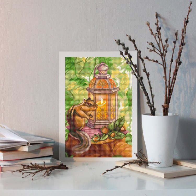 Алмазная вышивка «Бурундучок» — картинка 3