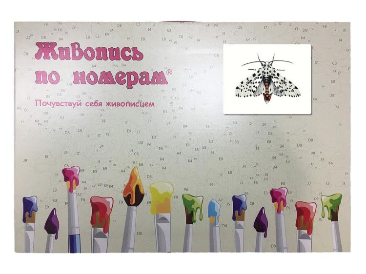 Картина по номерам «Мотылек» — картинка 3