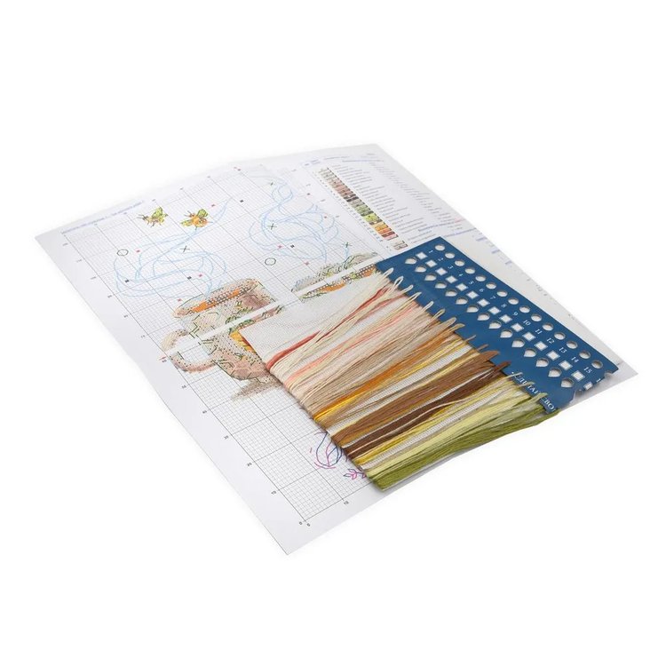 Набор для вышивания «Ценители чая» — картинка 2