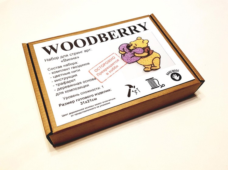 Набор для творчества STRING ART «Винни» — картинка 3