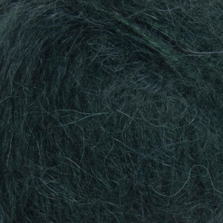 Пряжа YarnArt Mohair trendy (Мохер тренди) (108), темно-зеленый, 5 шт. по 100 г — картинка 2
