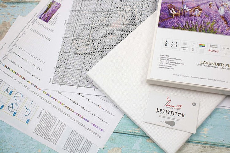 Набор для вышивания «Лавандовое поле» — картинка 7