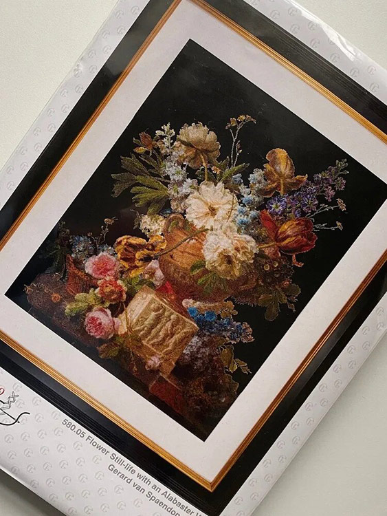 Набор для вышивания «Цветочный натюрморт в вазе» — картинка 6