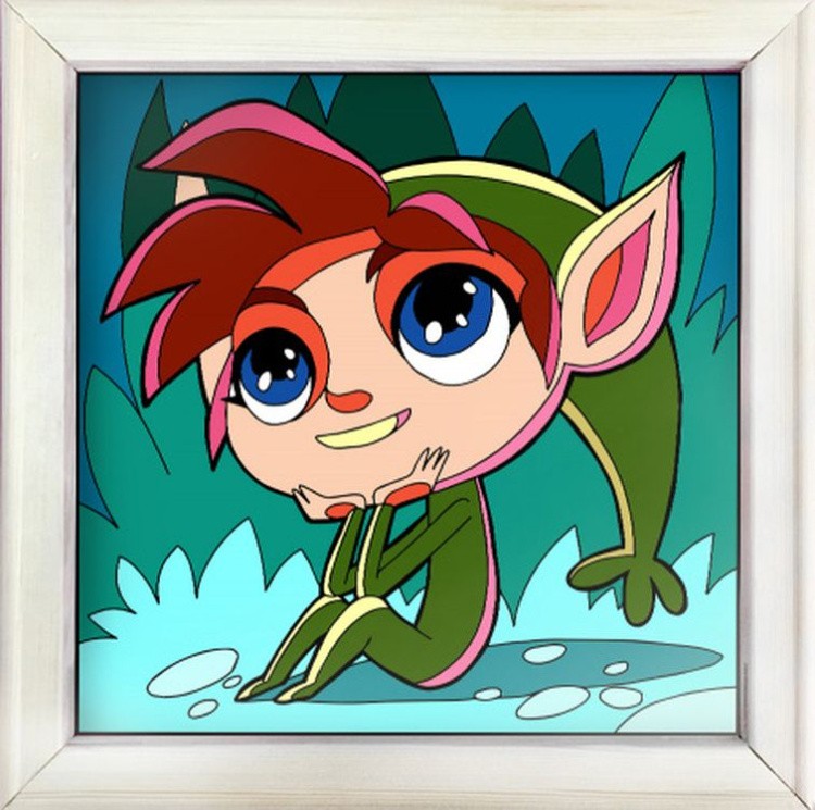 Картина по номерам «Маленький эльф» — картинка 6