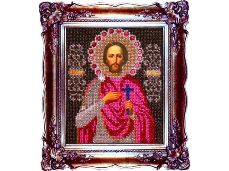 Принт для вышивки бисером «Святой Александр Невский» — картинка 2