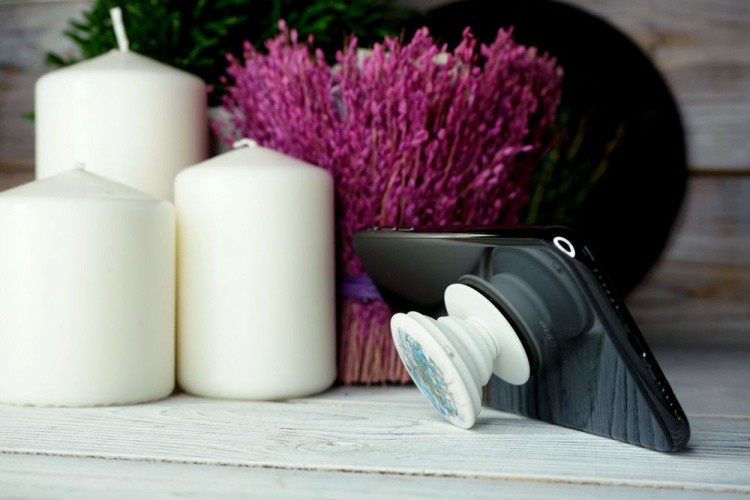 ПопСокет держатель для телефона, белый — картинка 5