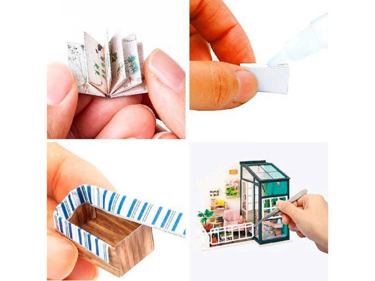 Набор для создания миниатюры (румбокс) «Балкон мечты» — картинка 5