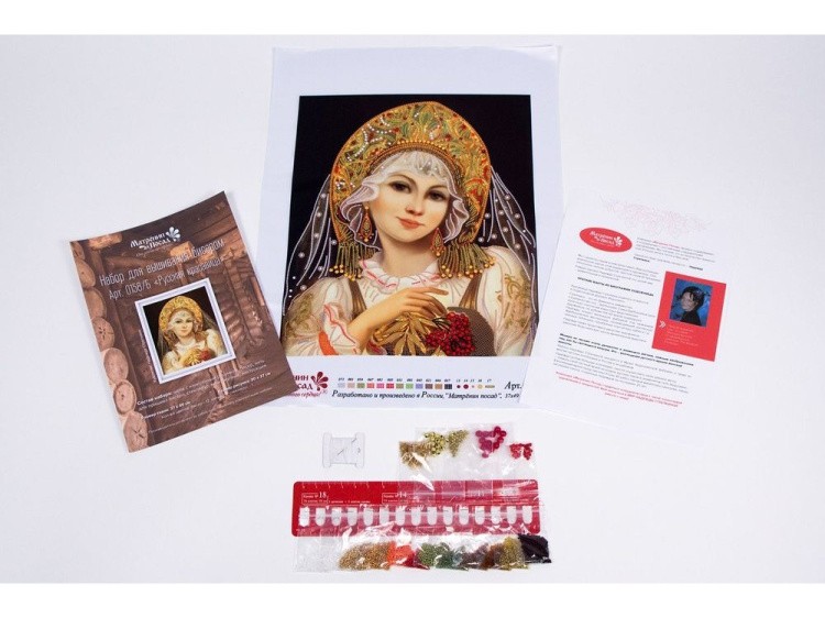 Набор вышивки бисером «Русская красавица» — картинка 3