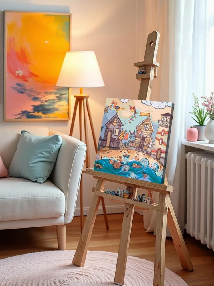 Картина по номерам «У моря» — картинка 9