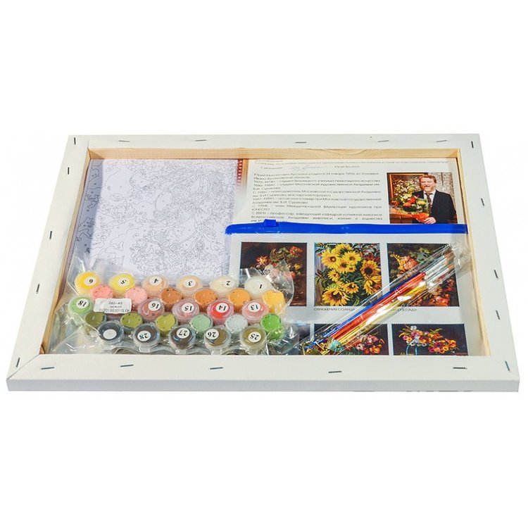 Картина по номерам «Букет в саду» — картинка 3