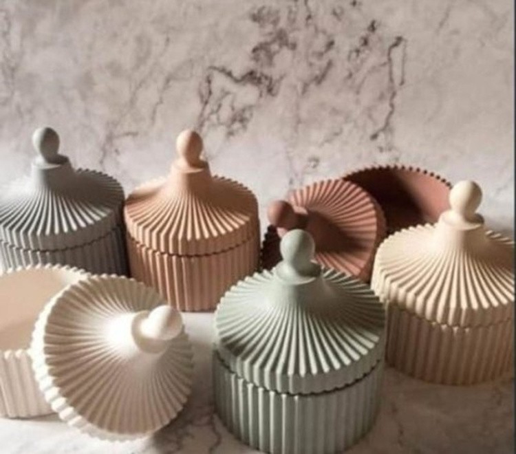 Силиконовый молд - Шкатулка, d8x10см — картинка 4