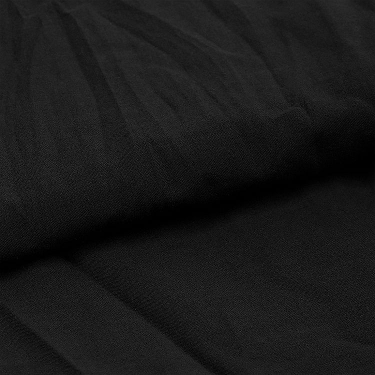 Ткань Хлопок крэш, 5 м х 150 см, 90 г/м², цвет: черный, TBY — картинка 3