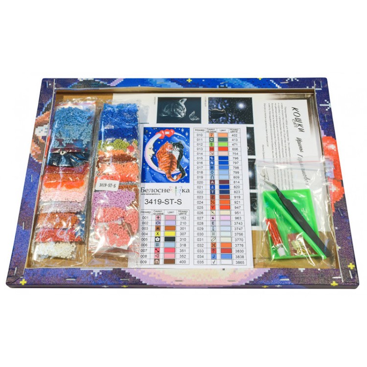 Алмазная вышивка «Два сердца» — картинка 3