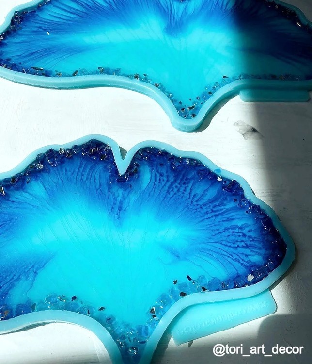 Силиконовая форма листок «Гингко», модель №51 размер M — картинка 3