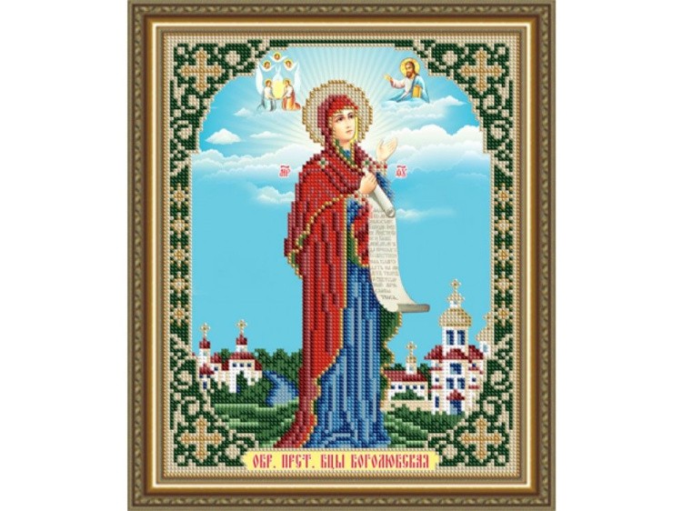 Рисунок на ткани «Боголюбская Образ Пресвятой Богородицы»