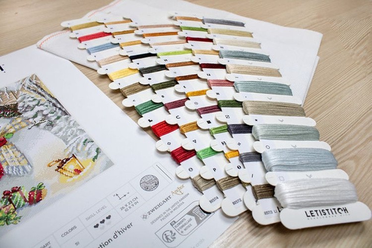 Набор для вышивания «Winter playtime» — картинка 11