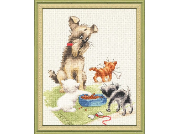 Набор для вышивания «Неожиданный визит» — картинка 2