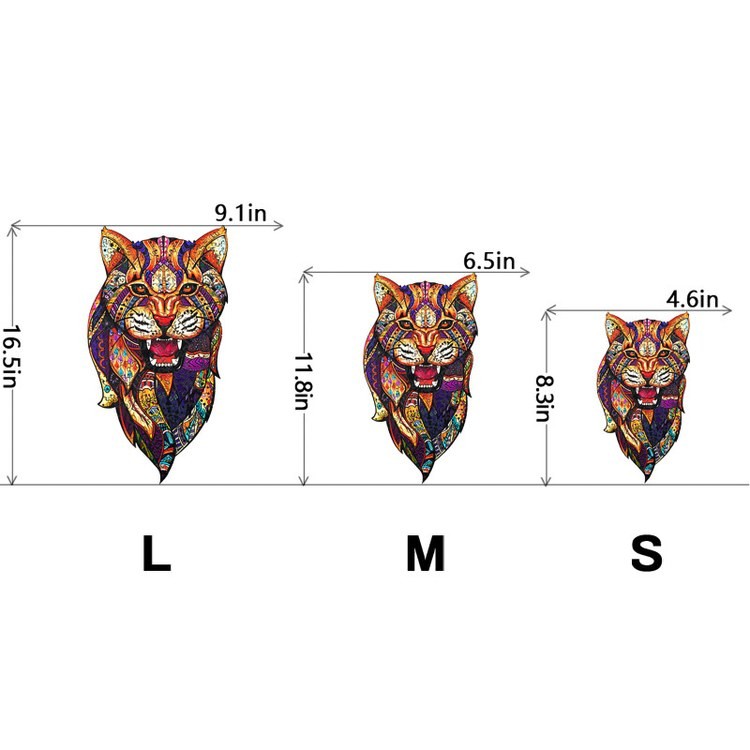 Деревянные пазлы «Африканский Леопард M», Woodbests — картинка 3