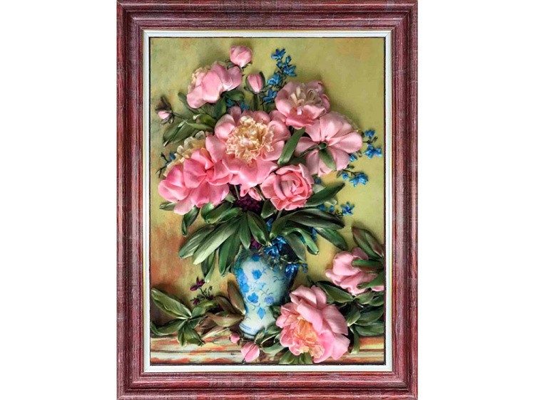 Вышивка лентами «Начало лета» — картинка 2