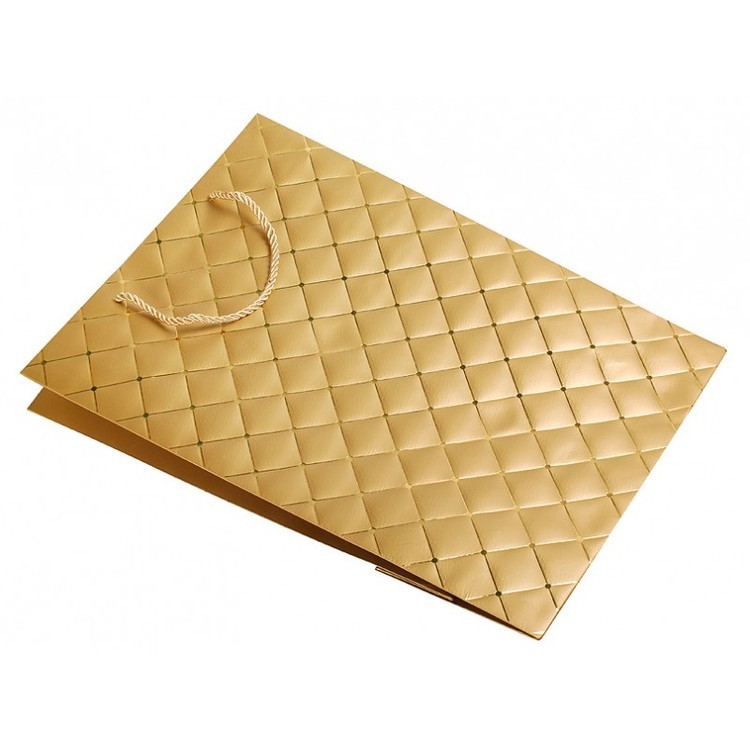 Подарочный пакет «Подарочный бежевый» — картинка 5